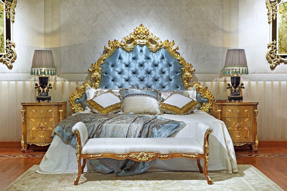 Royal Italian Baroque Luxury Bed Set — Bedroom Sets