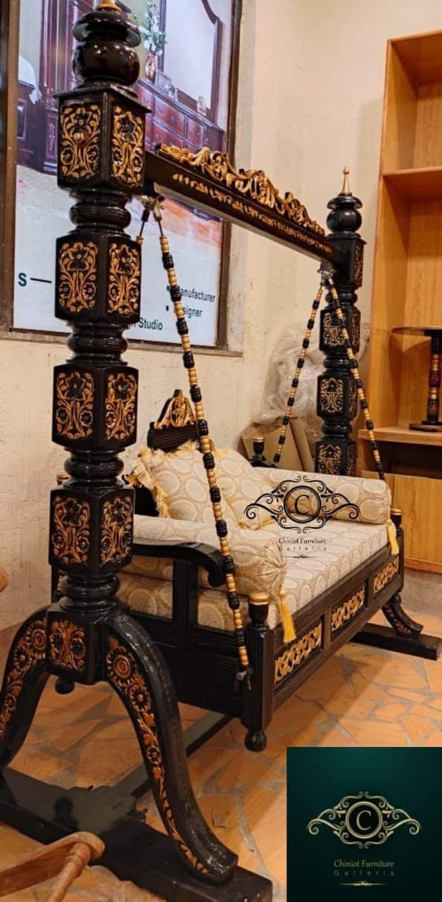 Jhoola Two-Seat Garden Swing — Home Decor